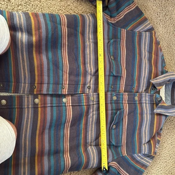Pendleton Sherpa blanket stripe shirt jacket - Picture 4 of 5